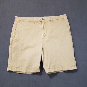 Tommy Hilfiger Shorts Mens Size 38 Tan Ripe Stop Chino Flat Front